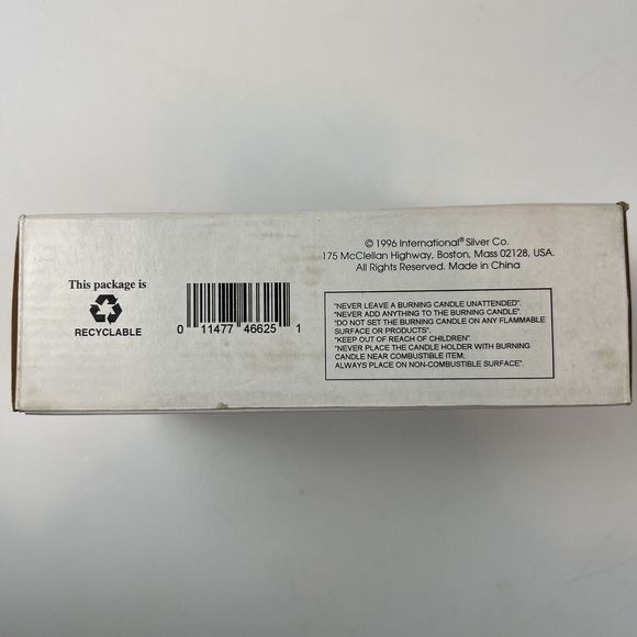 International Silver Co Angel Candle Holders Vtg Set /2 Christmas Centerpiece - Picture 15 of 15